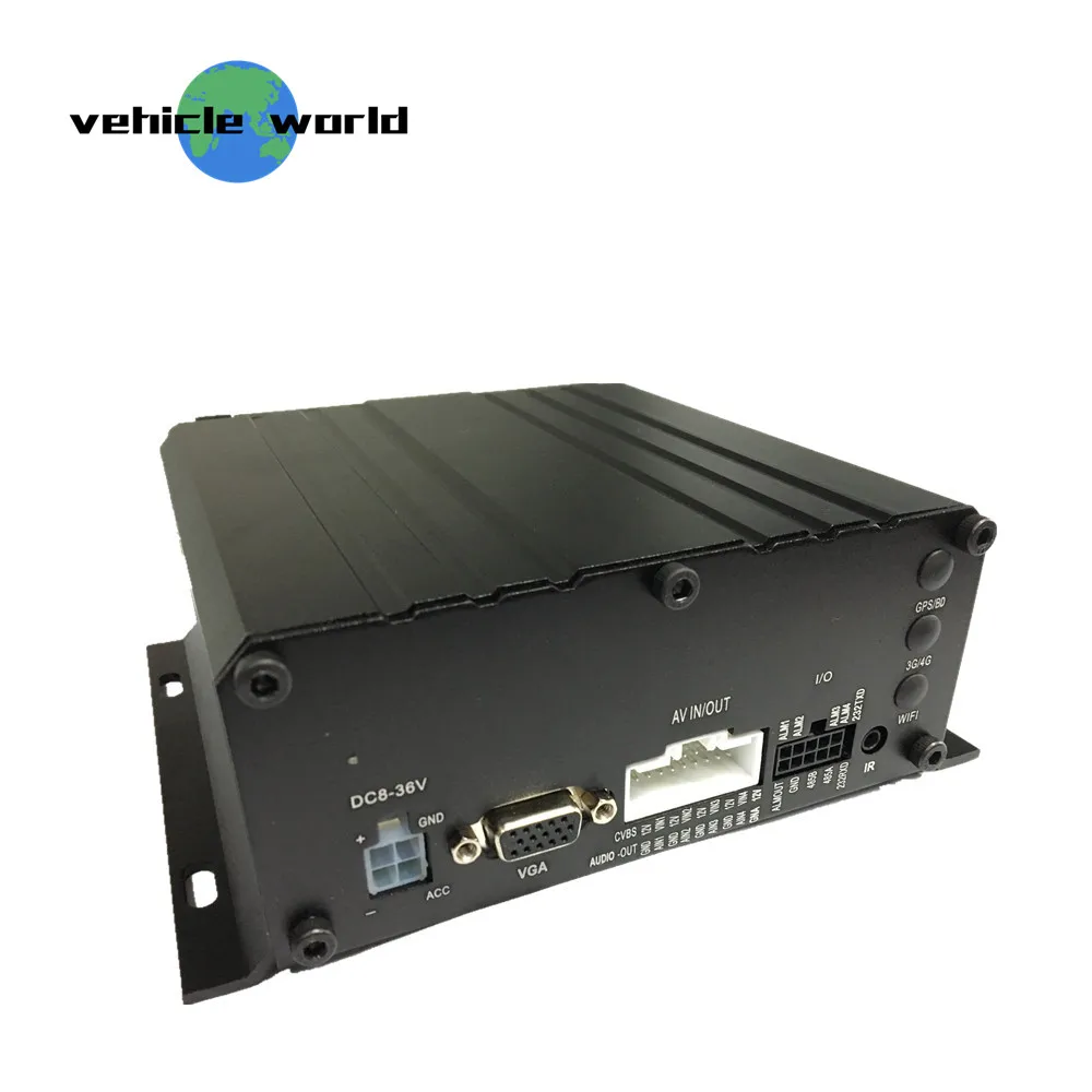 H.264 4Ch AHD 1080P HDD SD карта Мобильный DVR для автомобиля прицепа грузовика школы