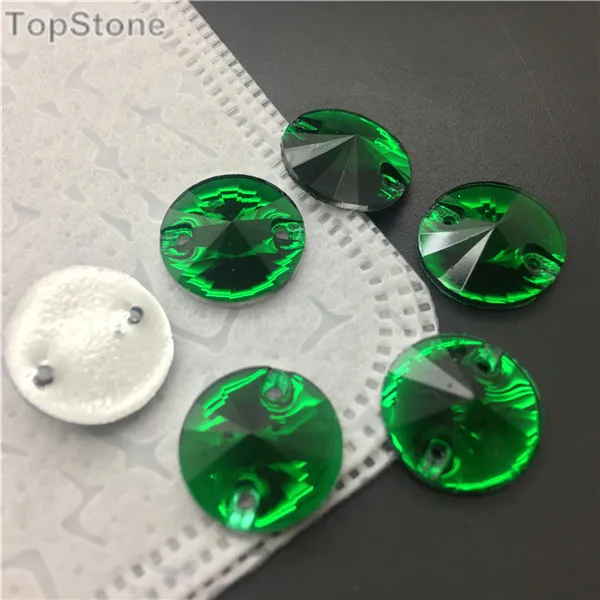 TopStone Изумрудный микс размеров формы смолы пришить плоская подставка из горного хрусталя травы зеленые акриловые камни страз стразы и камни для платья