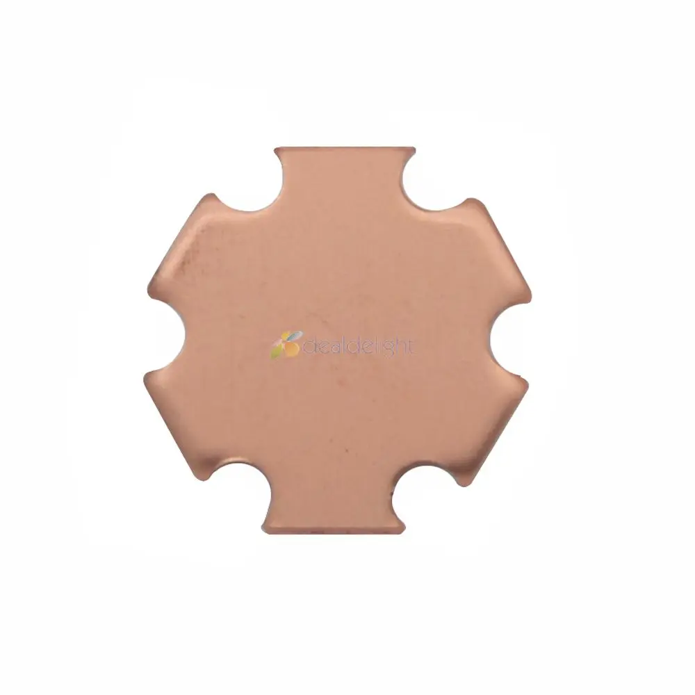 Медная печатная плата 16 мм 20 Cree XPG XPG2 XPE XPE2 XML XML2 XHP50 XHP70 MKR светодиодная x 1 6 медная