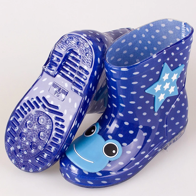 Детские непромокаемые сапоги для мальчиков и девочек Высококачественная модная