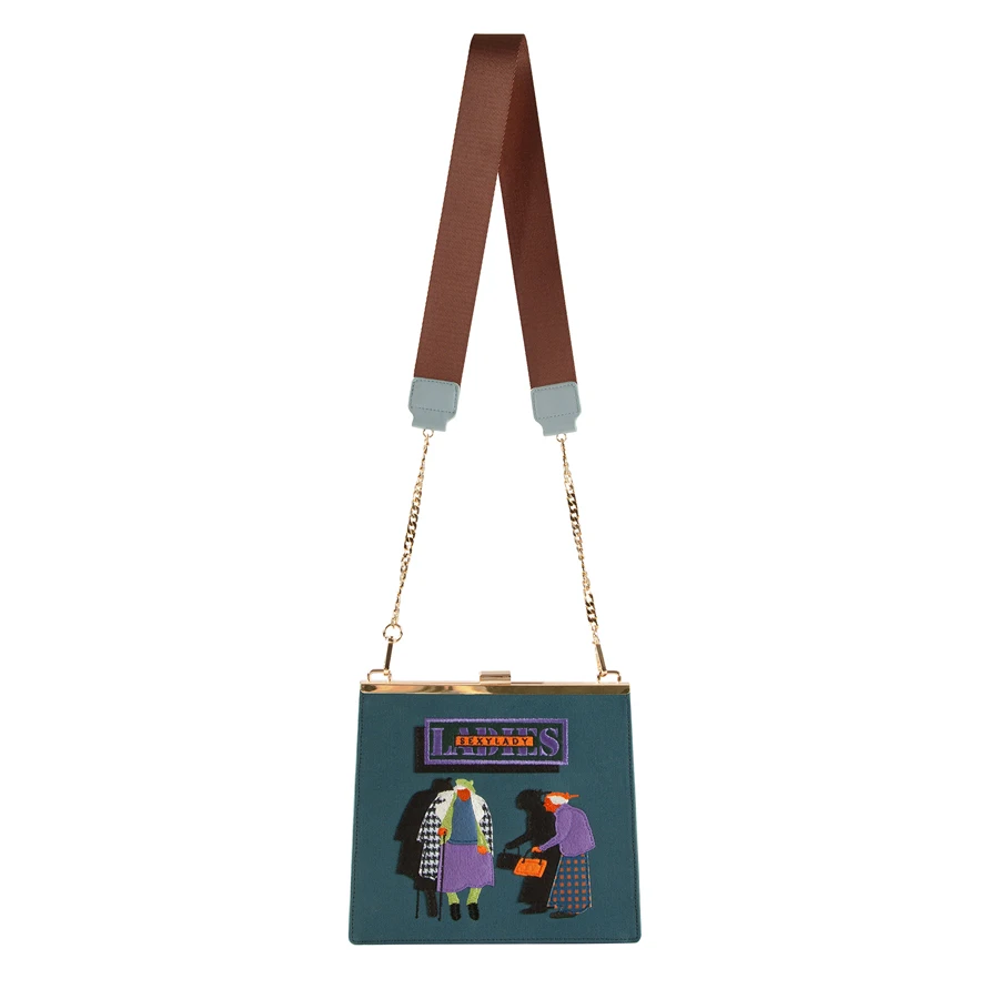 

[NEW ARRIVAL]2018 retro canvas frame messenger bags for women in 2 styles (FUN KIK)