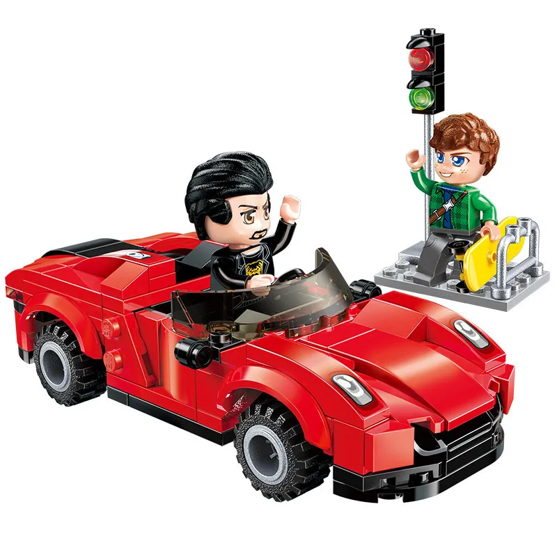 158 шт Детские развивающие строительные блоки игрушка Совместимость с legoingly Город