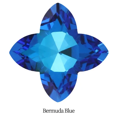 Bermuda Blue K9 стразы, стеклянный камень, лист удачи, клеевые Стразы, хрустальные стразы, заостренные сзади, сборка, стразы швейный декор для еврей - Цвет: Bermuda Blue