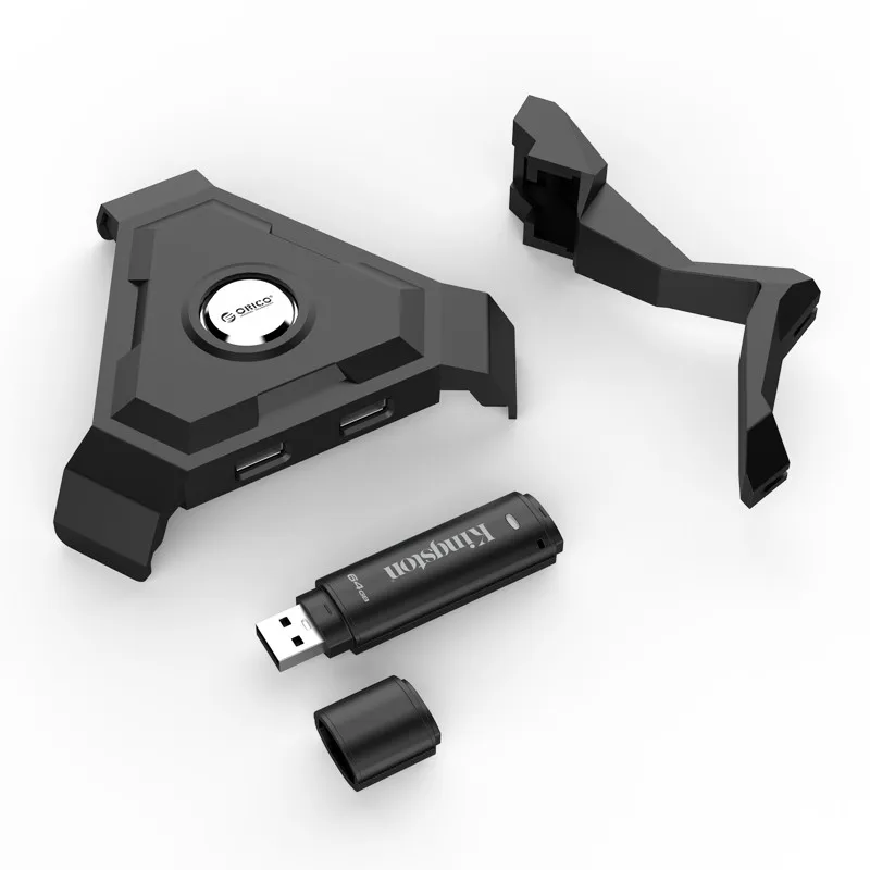 ORICO LH4 USB 2,0 концентратор 4 порта USB 2,0 концентратор с проводным магнитом черный