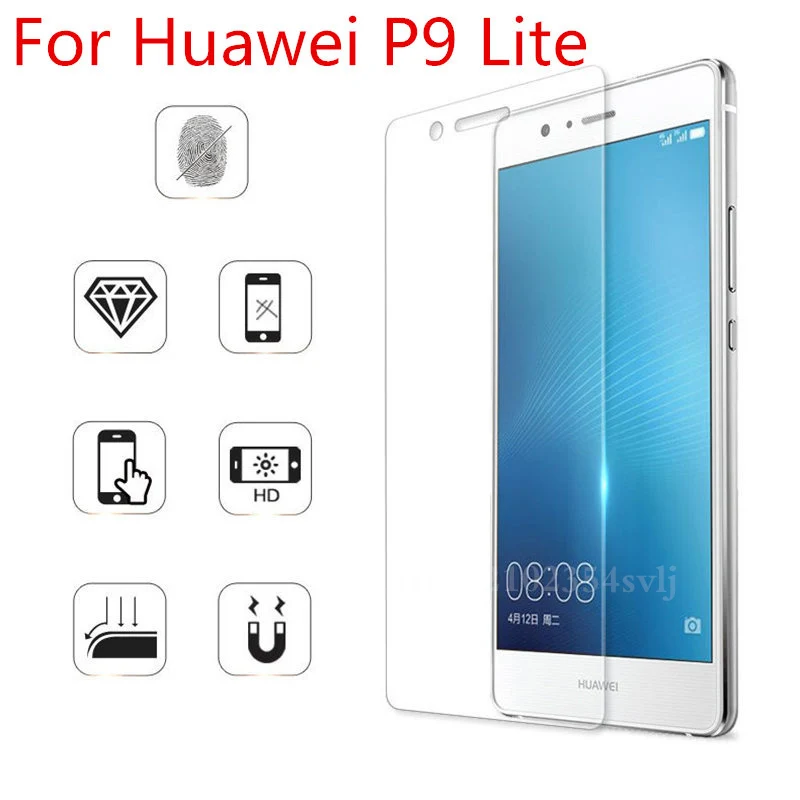 Прозрачное Стекло экрана для Huawei P9 Lite Premium GR5 mini G9 Nova Youth GR3 2017 Honor 5c 8 закаляющее