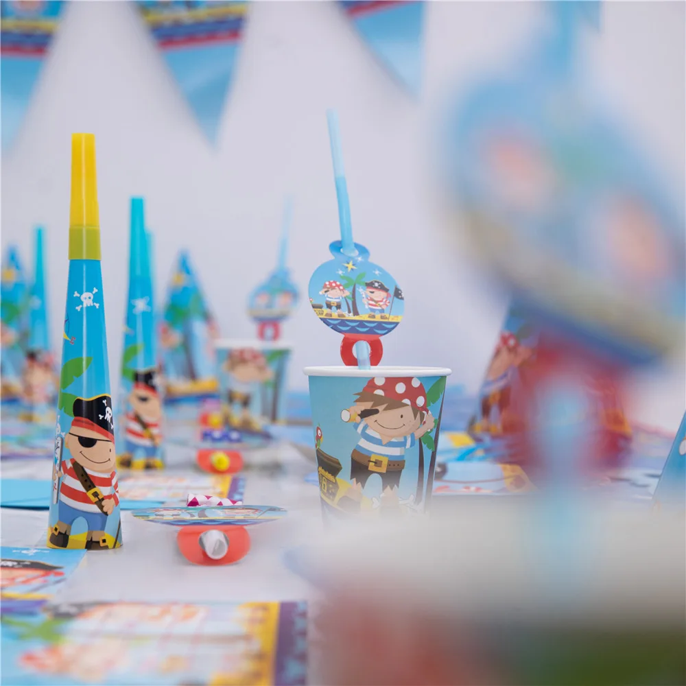 Пиратский тематический детский праздничный комплект одежды для вечеринки