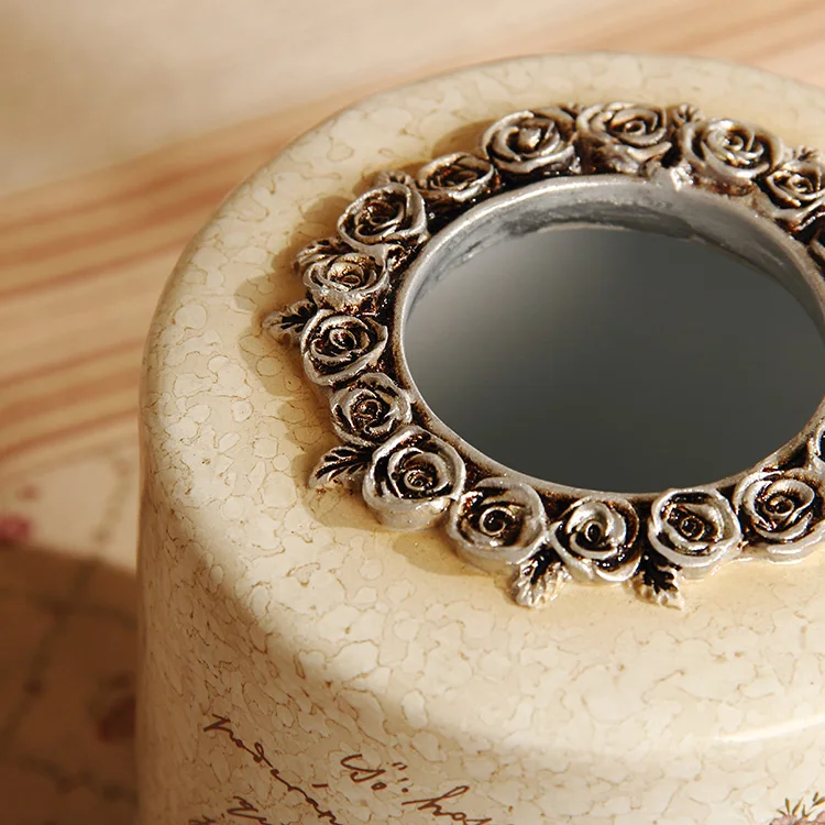 Европейский Винтажный бумажный держатель для салфеток из смолы расширенная