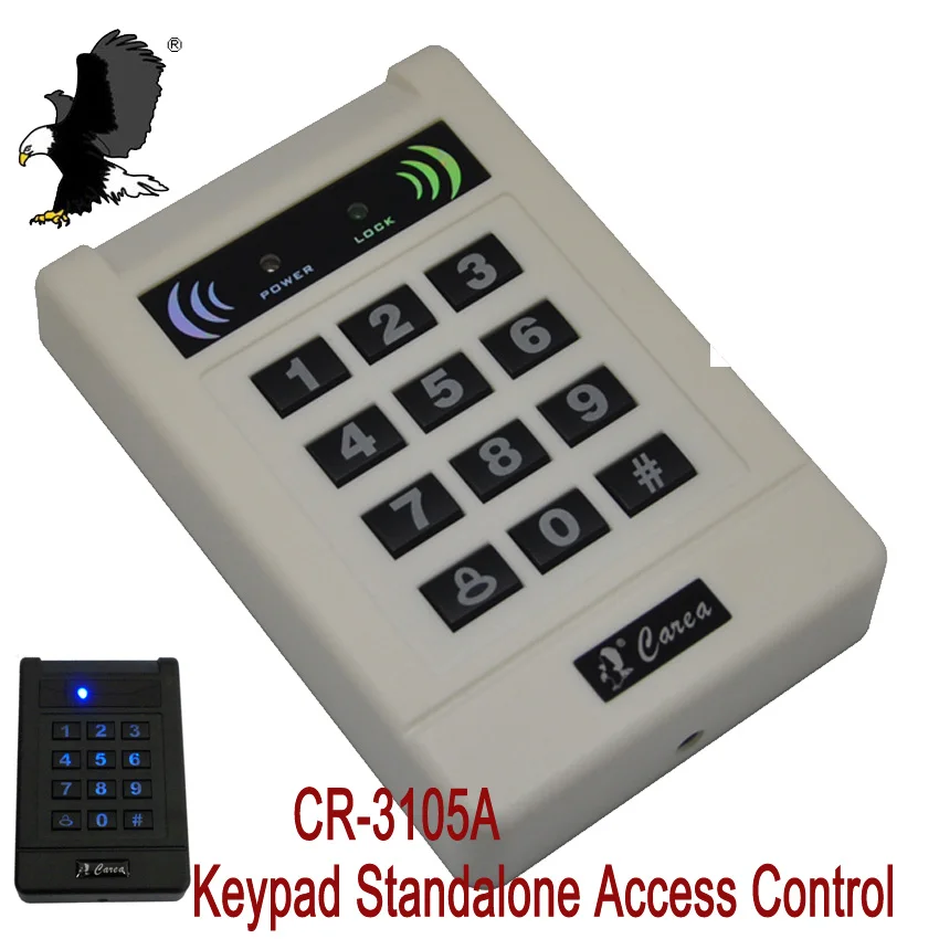 CR 3105A Бесплатная доставка Carea 1000 пользователя приближения WG26 RFID 125 кГц EM карта