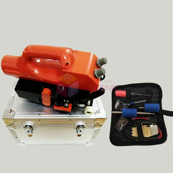 220V 1100W лист HDPE геомембранный сварочный аппарат горячего клина Пластик лайнер ПВХ