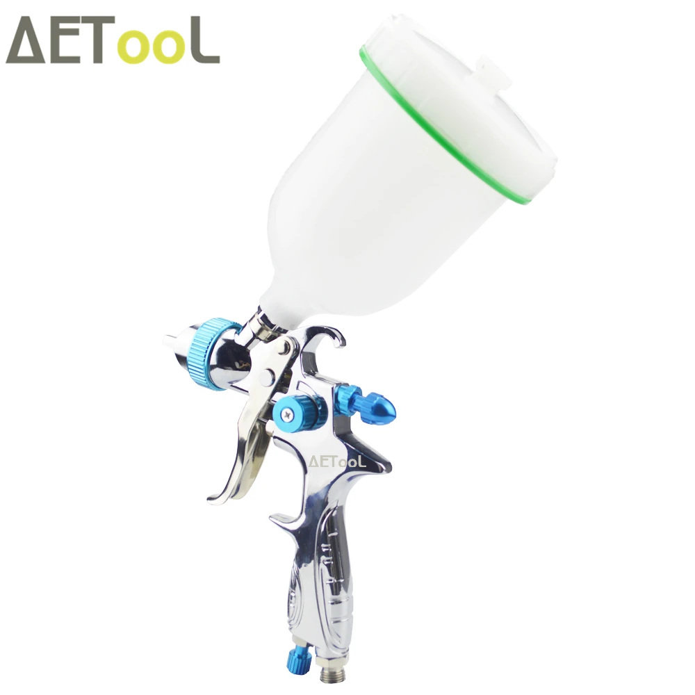 AETool 1,4 мм Насадка 600 мл Профессиональный HVLP пистолет-распылитель гравитационный пневматический пистолет для покраски автомобиля Аэрограф инструмент для ремонта