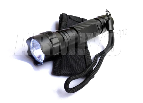 Armiyo 501B 5 режимов (Hi Mid Low Strobe SOS) светодиодный тактический вспышки светильник 1300