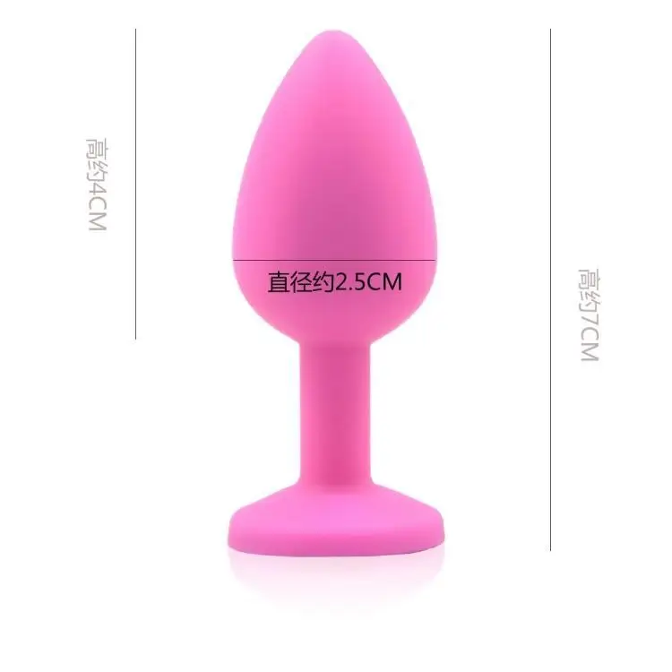 Силиконовая Анальная пробка Украшение Драгоценности секс-игрушки для женщин