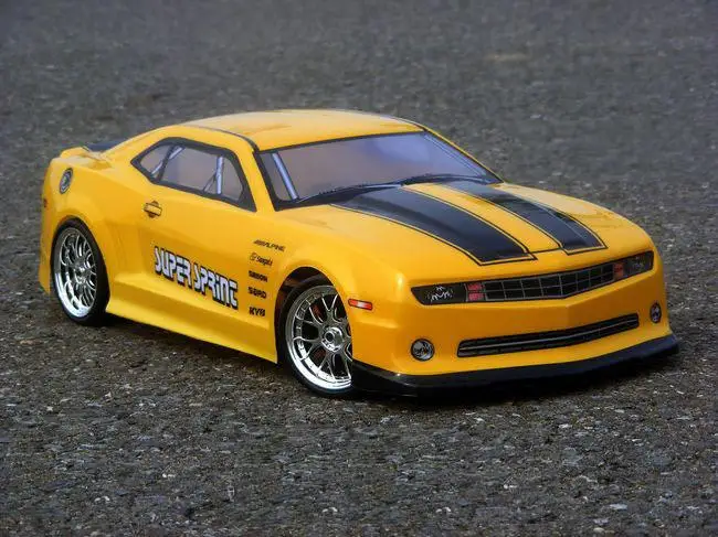 Ewellsell новейший 1:10 RC автомобиль ПВХ Окрашенный корпус 1/10 R/C гоночный 190 мм 046 желтый