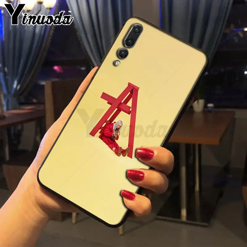 Мягкий чехол для телефона Yinuoda Music Singer Star Billie Eilish Huawei honor 8x 7a P20Lite P10 Plus Mate10Lite Mate20 P20