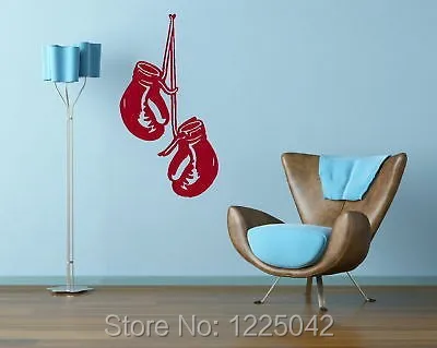 Лидер продаж БОКС СПОРТИВНАЯ Наклейка на стену Съемный Wall Art Настенный декор