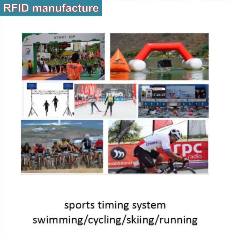 

50PCS free shipping uhf rfid reusable shoes tag alien h3 chip pvc tag for marathon running rfid sports hardware racing