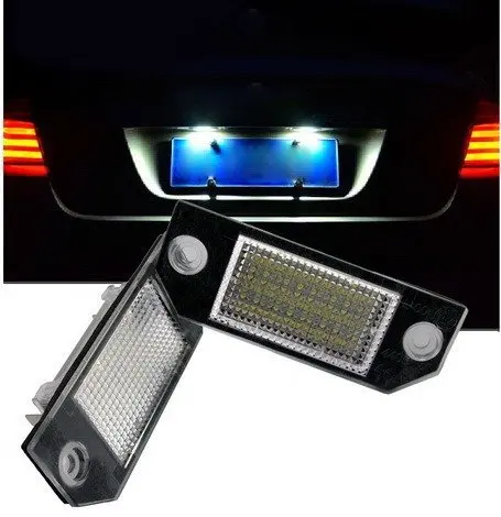 

Автомобильные детали, 2 шт., низкое энергопотребление, без ошибок, светодиодный номерной знак, лампа для номерного знака, подходит для Ford Focus ...