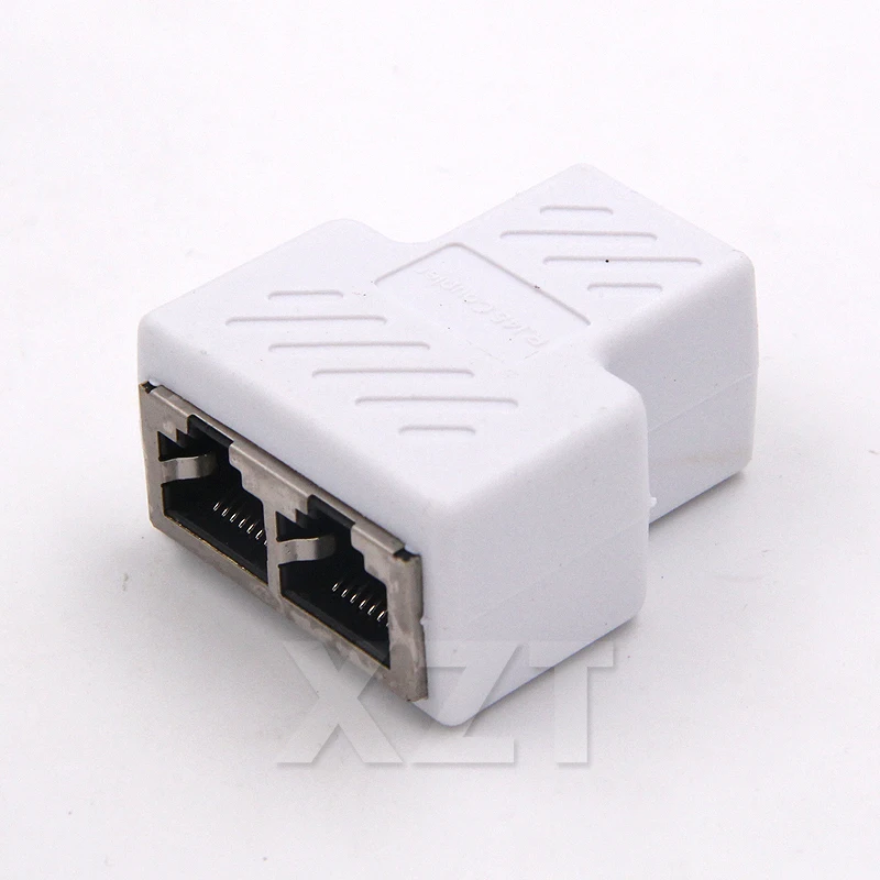 Новый Красочный медный сердечник 1 к 2 RJ45 соединитель сетевой кабельный сплиттер