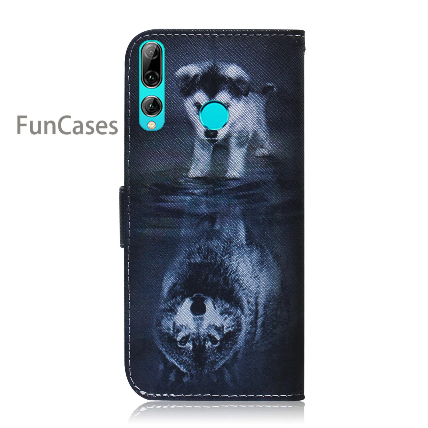 Чехлы P Smart Plus 2019 горячий протектор PU кожаный флип чехол-бумажник СПС Estuche huawei