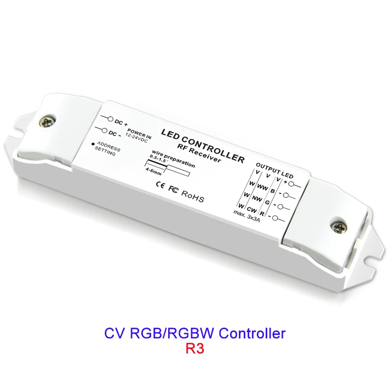 Новое поступление Светодиодная лента RGB/RGBW контроллер приемник выходной ток Макс