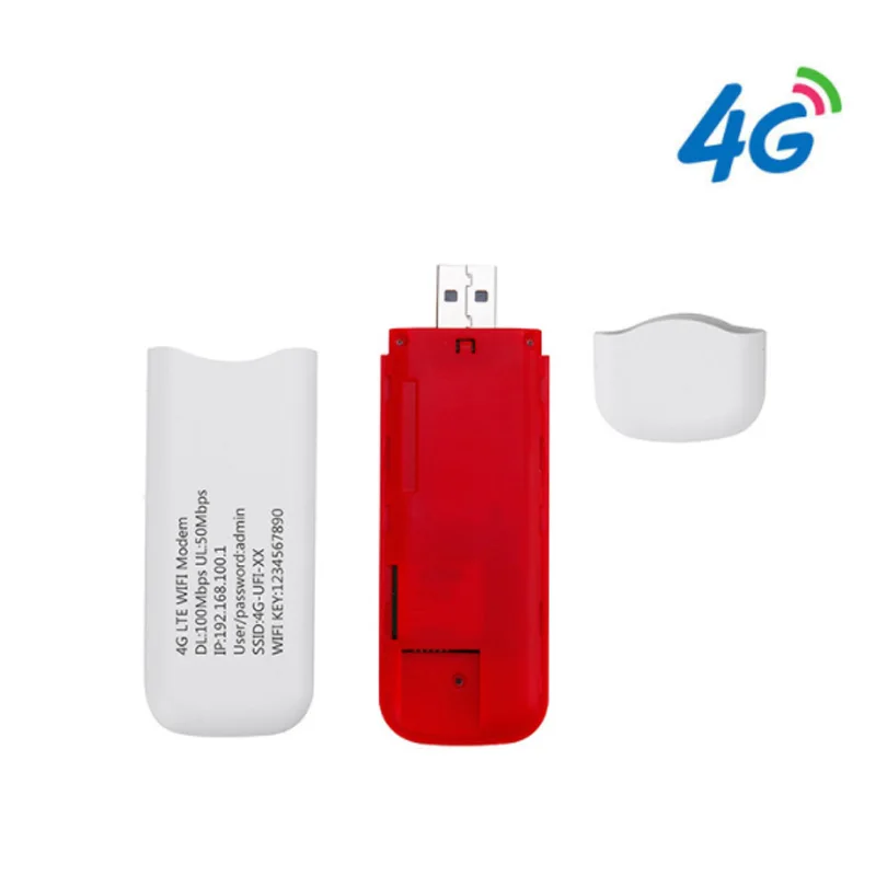 Открыл 3g/4G USB LTE Dongle 100 Мбит/с рябое Wi-Fi маршрутизатор флэшка-модем с Сим слот для