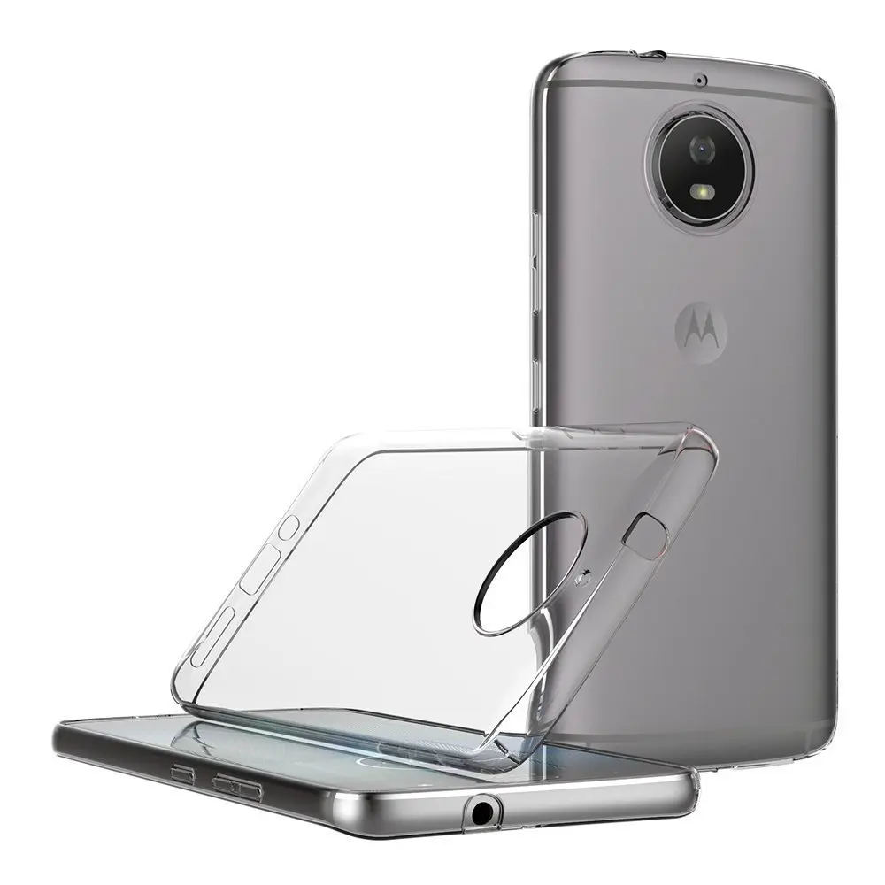 Прозрачный гелевый Чехол из ТПУ для телефона Motorola Moto G5s E4 G6 G5 E5 G7 C Plus Play One Power