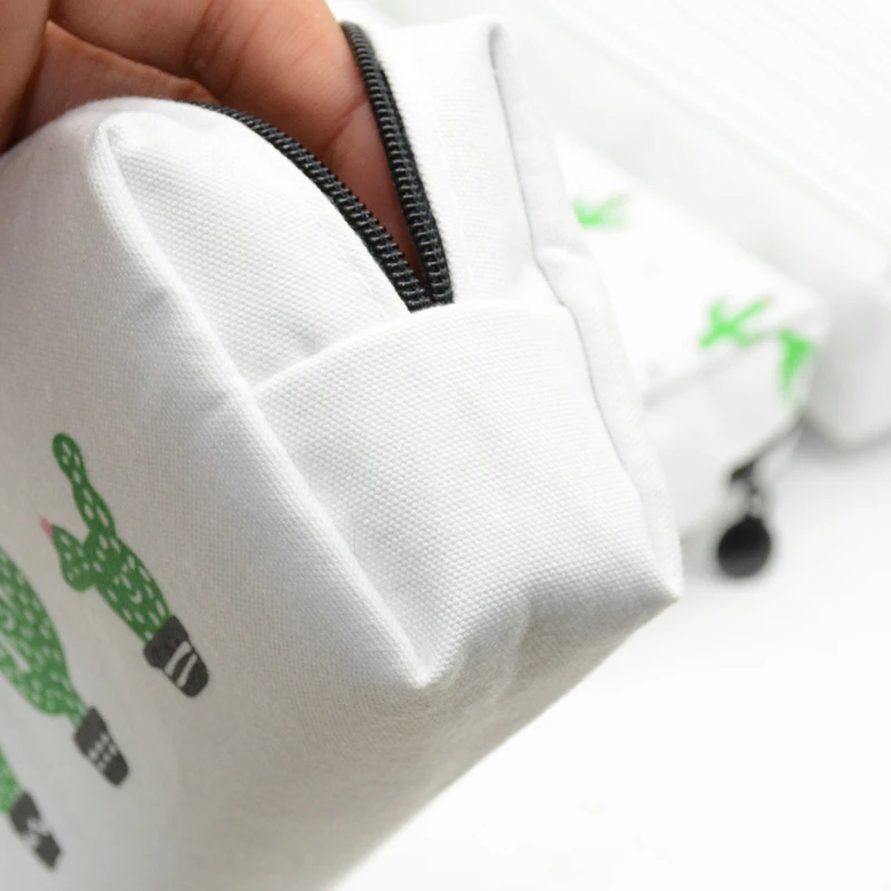 Карандаш кактус чехол каваи Карандаш Чехол холст estuche escolar trousse scolaire stylo школьные принадлежности kalem kutusu papelaria