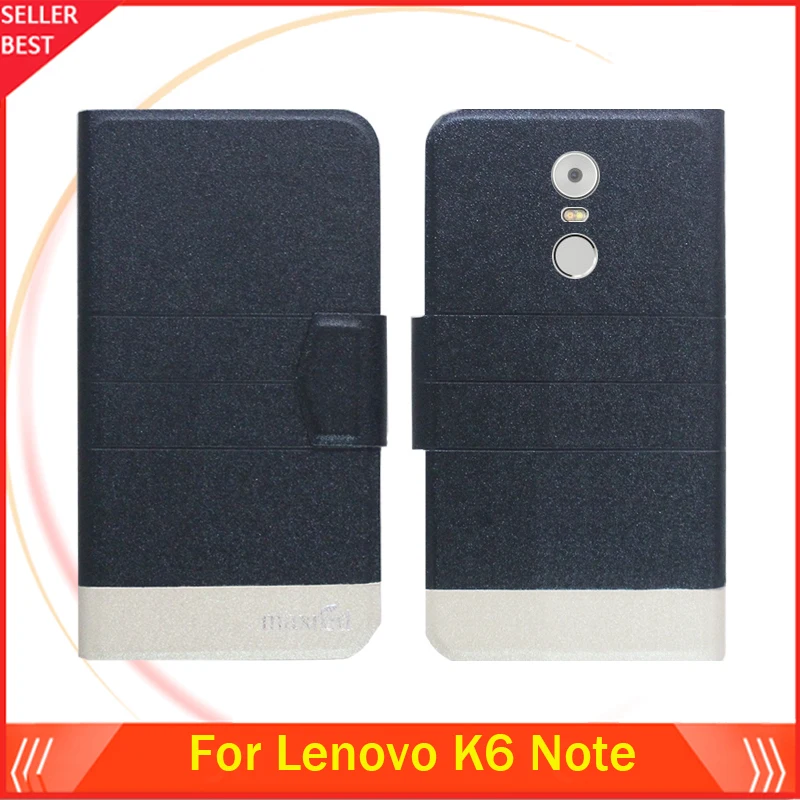 5 Colors Super! For Lenovo K6 Note Phone Case Leather Full Flip Cover High Quality Fashion Luxurious Accessories | Мобильные