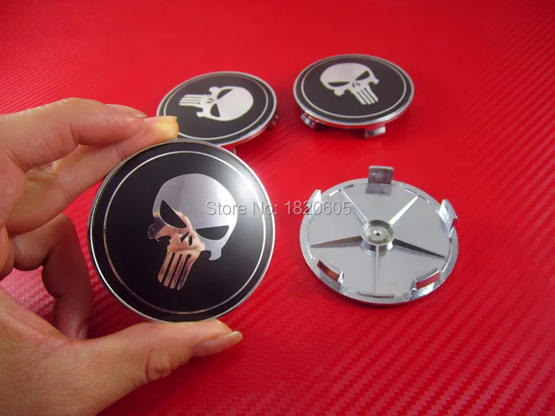 4 шт./компл. стиль череп хромовый логотип эмблема значок Колпаки Ступицы Колеса