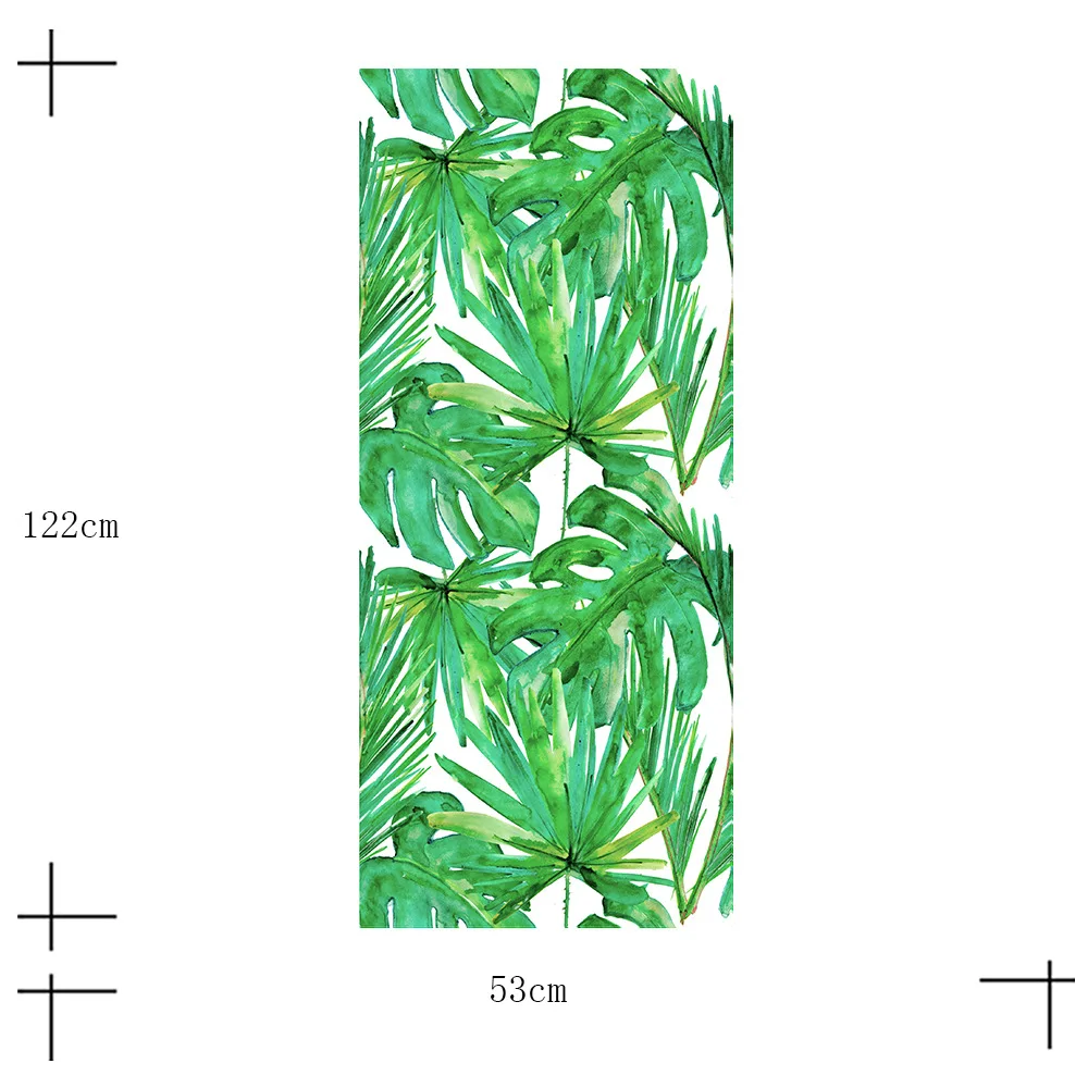 

Funlife Nordic Wall Sticker For Living Room Bedroom,Green Plant Waterproof Self Adhesive Wallpaper Sticker For Modern Home Decor