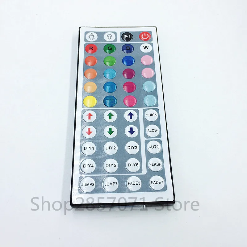 ИК-пульт дистанционного управления RGB на 44 клавиши с 2 разъемами 12 В постоянного