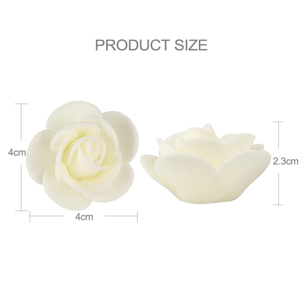 100 шт./компл. разноцветные искусственные цветы искусственная пена скрапбукинг