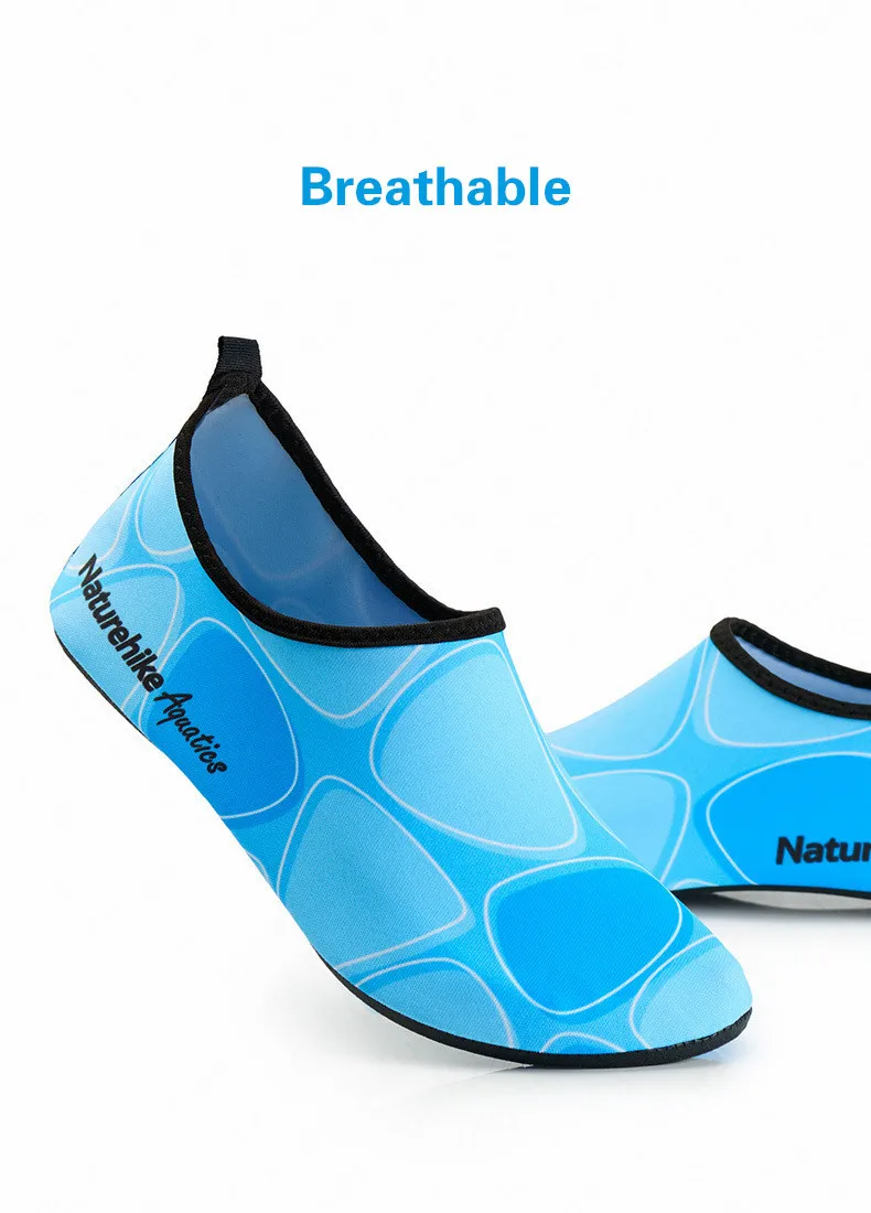 Naturehike размер XXL Открытый Быстросохнущий Плавание Сверхлегкий Обувь для воды Защитные носки для ног пляжная нескользящая обувь мужская и женская
