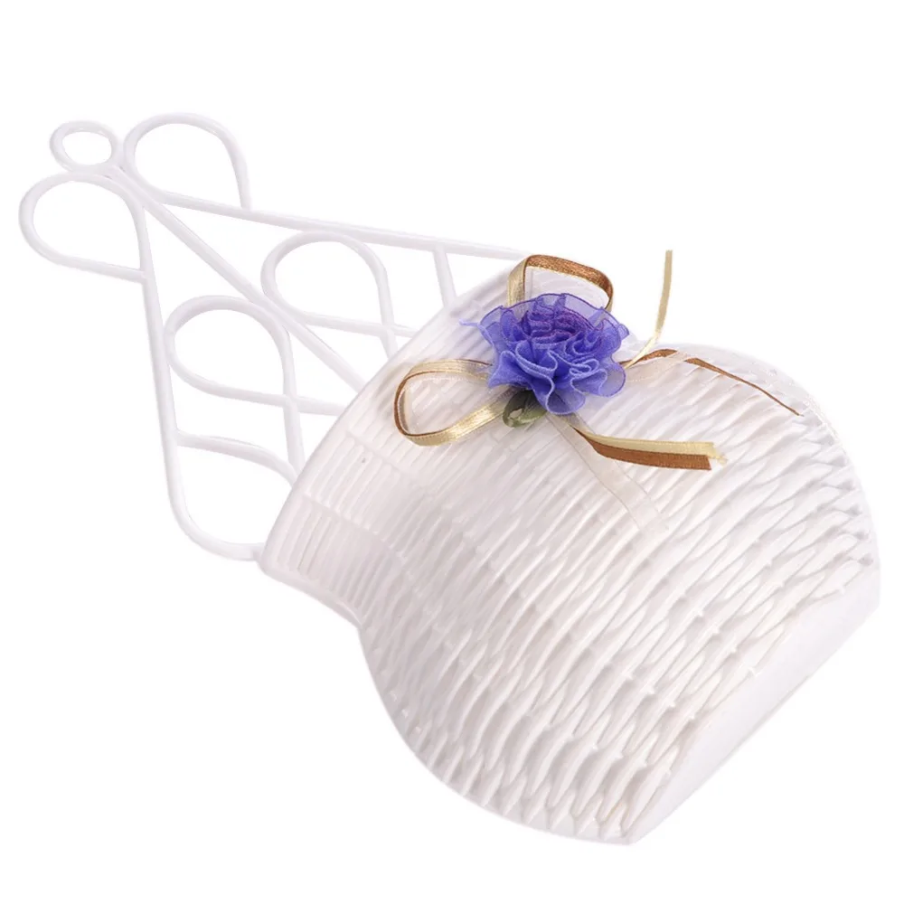 Корзина для цветов ручной работы из искусственного ротанга современный дизайн