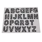 С буквенным принтом кадров металлический Трафаретный вырубной Штамп для DIY Скрапбукинг изготовления открыток трафарет для альбома тиснение Алфавит ясно печатей и штампов наборы для ухода за кожей