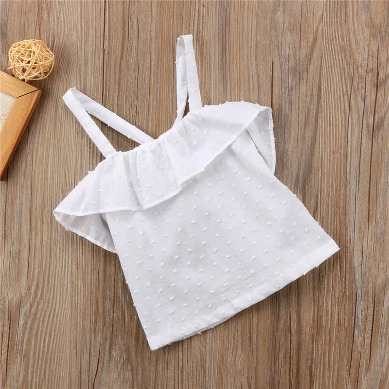 2018 рубашки без рукавов для новорожденных девочек футболки топы одежда