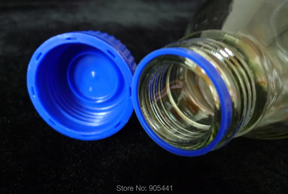 1000 мл стеклянный реагент бутылка винтовая крышка автоклавная выпускной 800