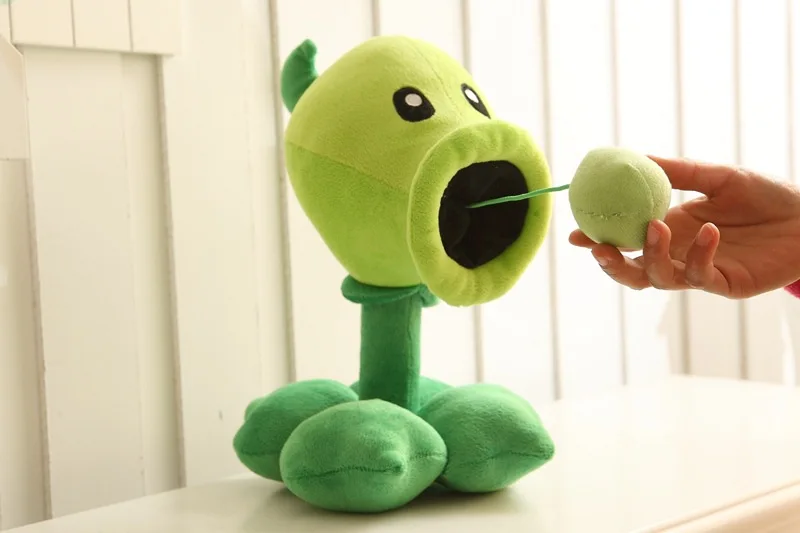 Плюшевые игрушки Растения против Зомби 30 см тыква стрелок гороха Подсолнух