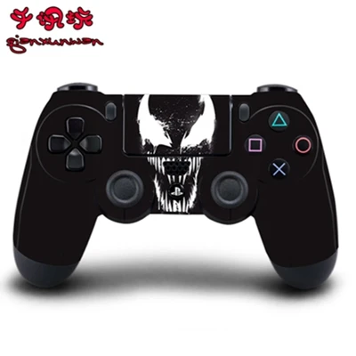 Venom полное покрытие геймпад кожи наклейки для Playstation 4 Dualshock 4 Контроллеры виниловые накладки наклейки Play Station 4 протектор - Цвет: QBTM1040