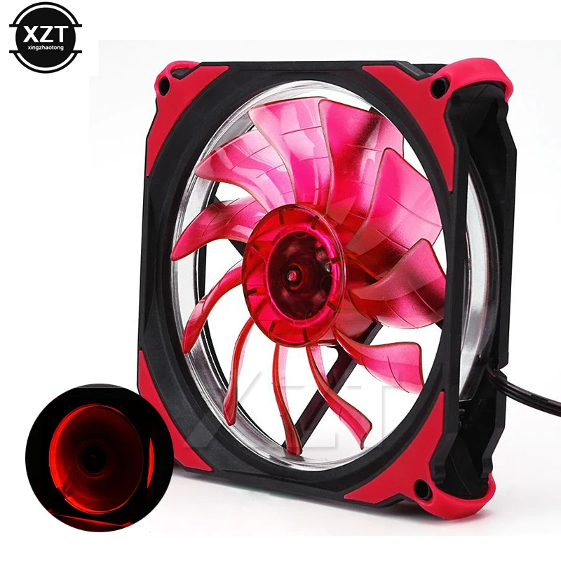 1PCS LED Silent Fan Original Eclipse For PC Computer Chassis Case Heatsink Cooler Cooling DC 12V 4PIN 3PIN 45CFM | Компьютеры и офис