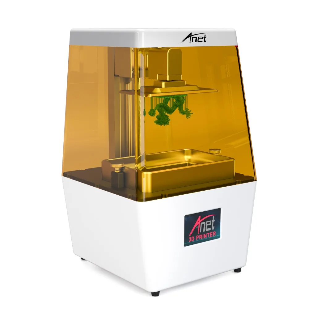 Anet 3d принтер N4 Высокоточный 40 мкм с 3 5 дюймовым ЖК-экраном офлайн принт Impresora Drucker UV