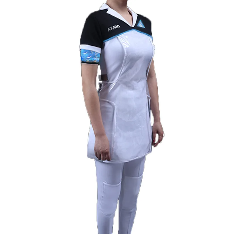 2018 новая игра Детройт: станьте человеком Коннором RK800 агент Костюм Униформа туго