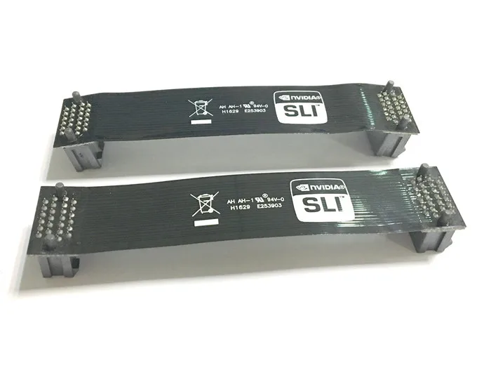 Бесплатная доставка 2 шт./лот nVidia карта SLI мост PCI-E Графический Разъем 10 см