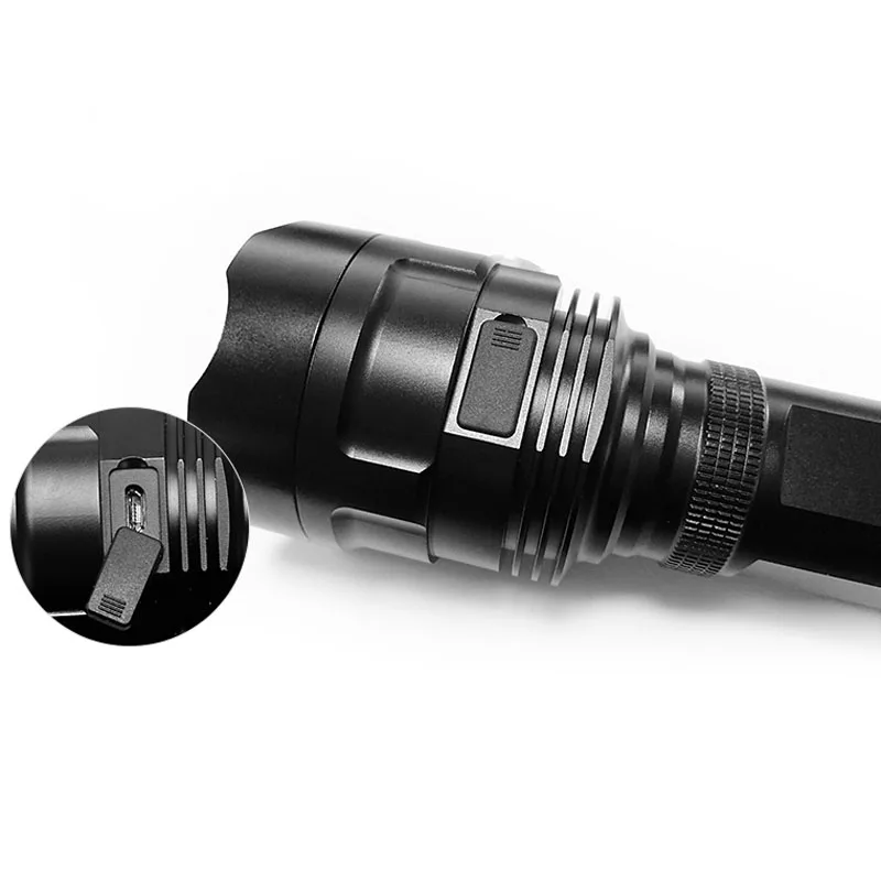 Мощный светодиодный фонарик XM-L T6 новинка 2018 5 8 11 14 18 светодиодов с USB-зарядкой 18650