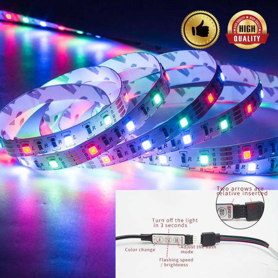 Светодиодные ленты USB SMD 2835 DC 5 в 0 м 1 2 3 гибкая светодиодная лента RGB светильник DIY