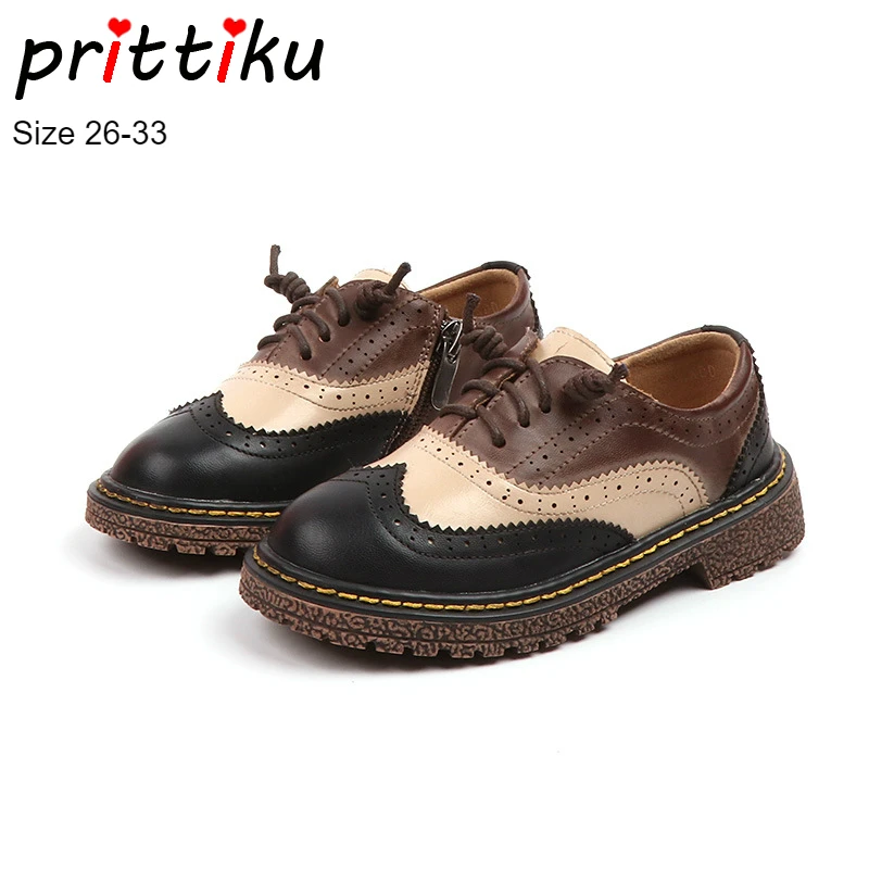 Осень 2018 для мальчиков и девочек британский стиль ретро школьная форма оксфорды