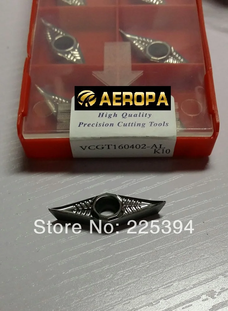 

VCGT160408-AL K10,AEROPA Metal ceramic insert ,Factory outlets, the lather,,cnc,machine
