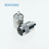 m type male connector 50 5 uhf connector rf coaxial connector for lmr300 5d fb cable uhf 50j 5 rf coaxial connector