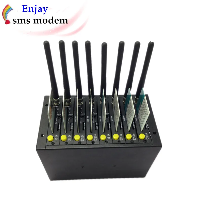 GSM модем с 8 USB портами Q2303A модуль для Wavecom AT команд 900/1800 МГц поддержка изменения