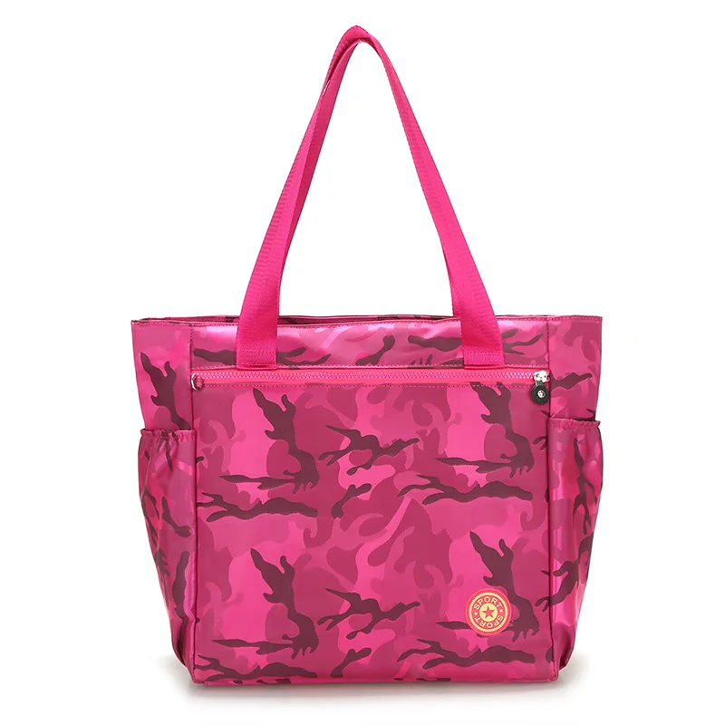 Камуфляжная сумка через плечо обтягивающая для покупок легкая мягкая